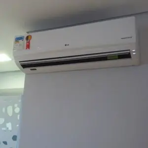 Montagem de Ar-condicionado Lg Dual inverter em Predio de Goiânia